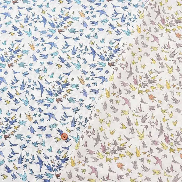 イタリア製　Liberty Fabrics 2024S/S Wildsmith’s Wonderful World　Choir of Flyers
